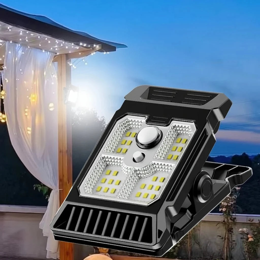 Solar Clip Light Motion-Activated Weatherproof IP65