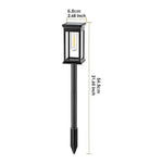 Solar Garden Lantern Filament LED 14 Hour Runtime