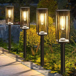 Solar Garden Lantern Filament LED 14 Hour Runtime