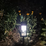 Solar Garden Lantern Filament LED 14 Hour Runtime