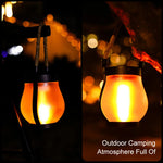 Solar Garden Lantern Flickering Flame Effect Waterproof Auto-Dusk Lighting