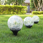 Solar Garden Light 20-LED Warm White Shatterproof Glass