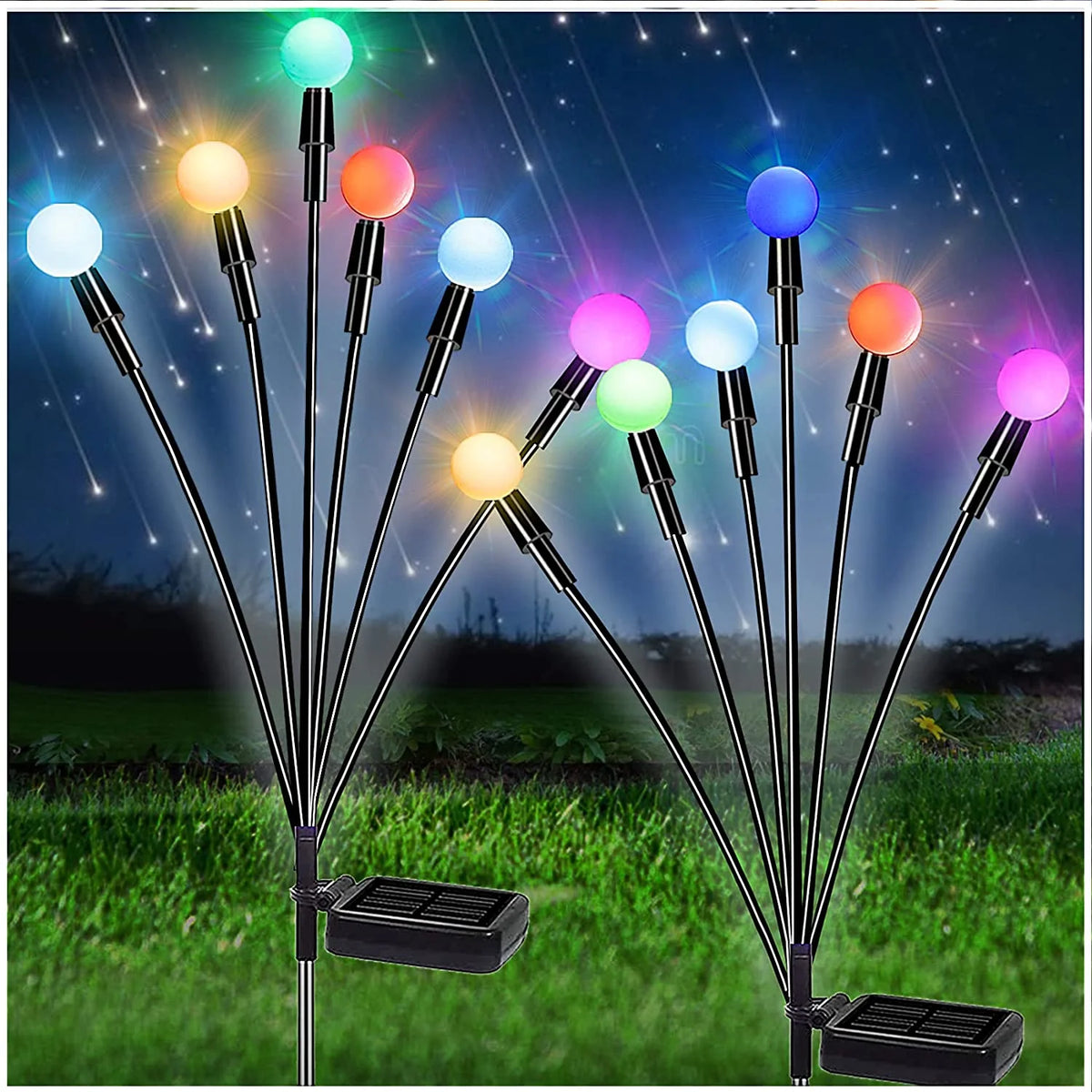Solar Garden Light Adjustable LED Spheres Waterproof