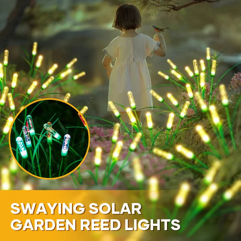 Solar Garden Light Auto On/Off Set of 2