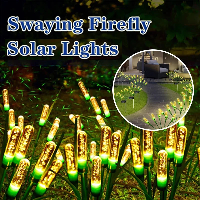 Solar Garden Light Auto On/Off Set of 2