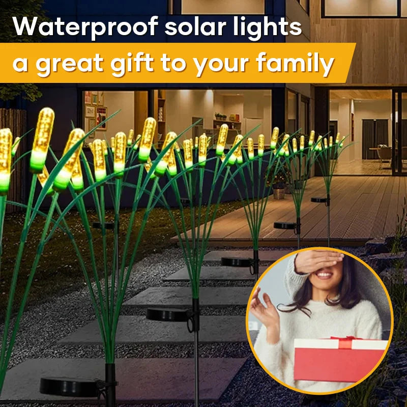 Solar Garden Light Auto On/Off Set of 2