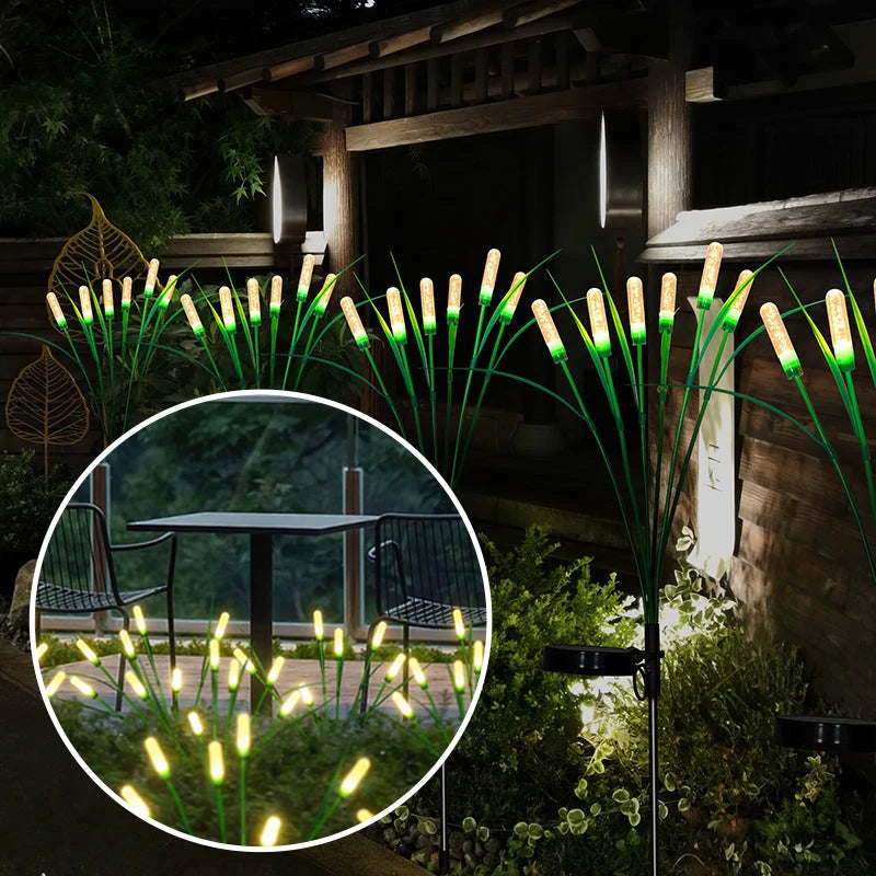 Solar Garden Light Auto On/Off Set of 2