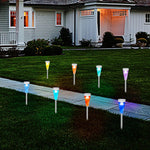Solar Garden Light Color-Changing LED Weather-Resistant