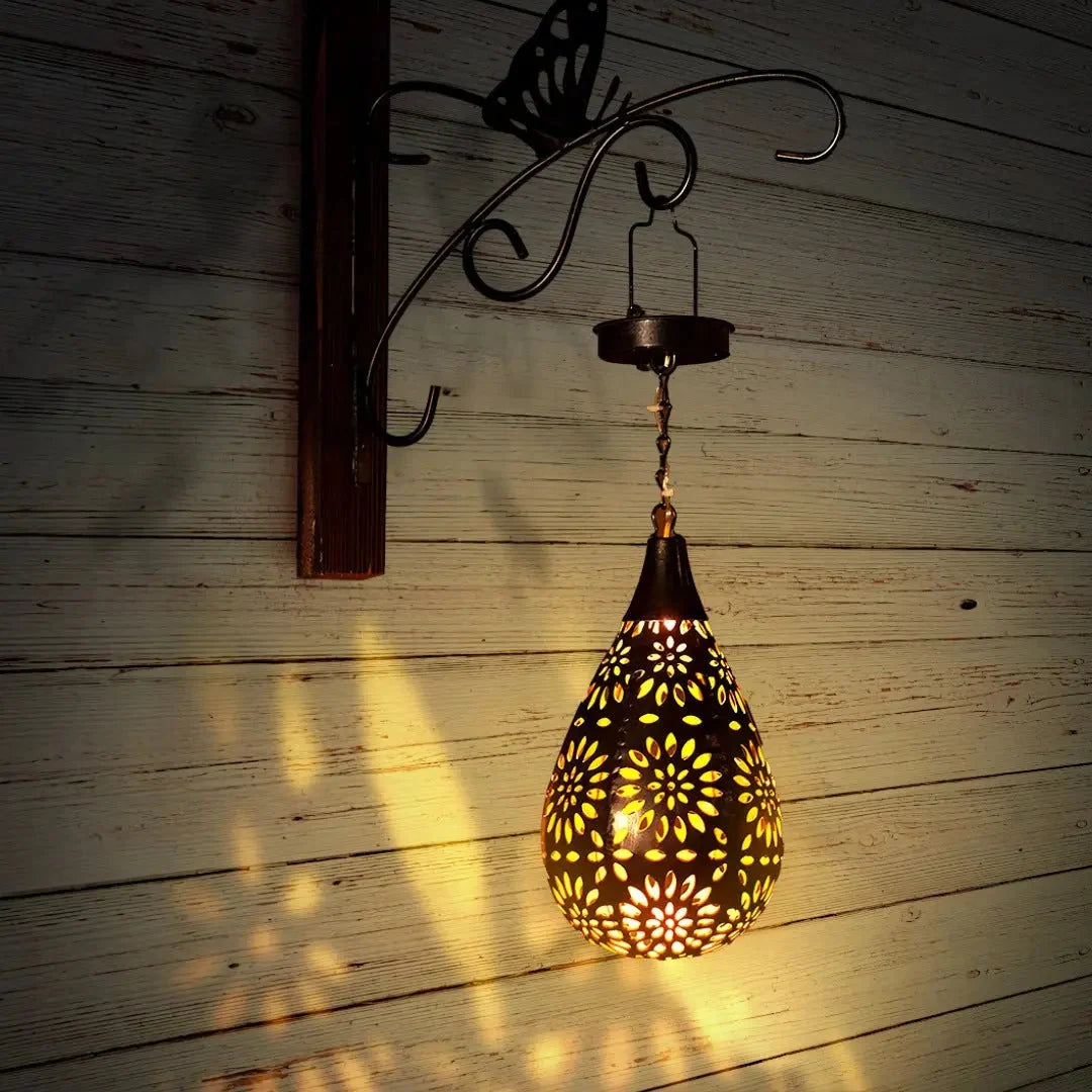 Solar Garden Light Dusk-to-Dawn Weather-Resistant