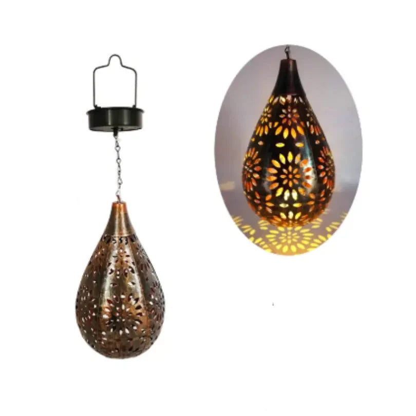 Solar Garden Light Dusk-to-Dawn Weather-Resistant