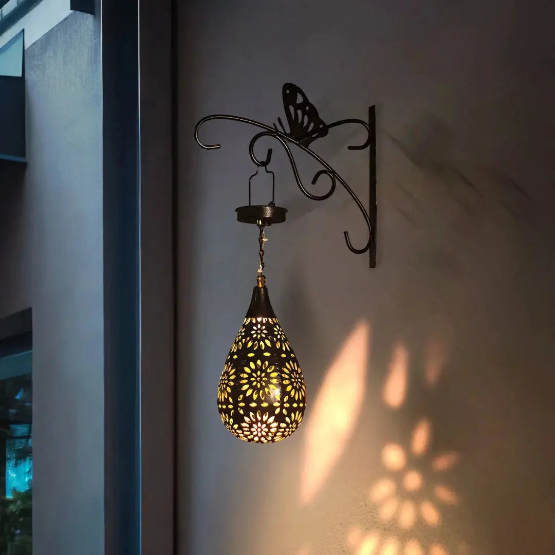 Solar Garden Light Dusk-to-Dawn Weather-Resistant