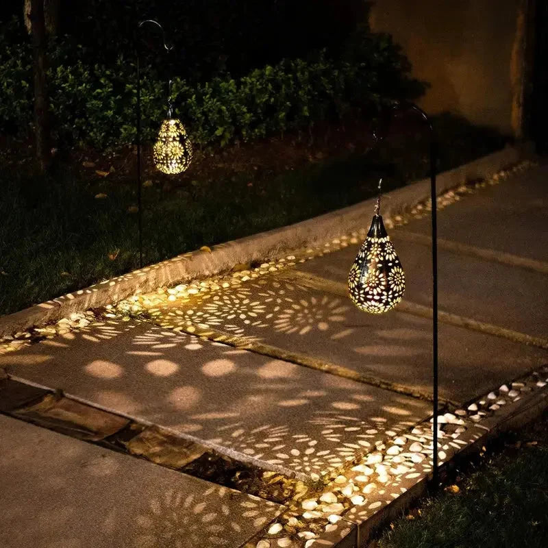 Solar Garden Light Dusk-to-Dawn Weather-Resistant