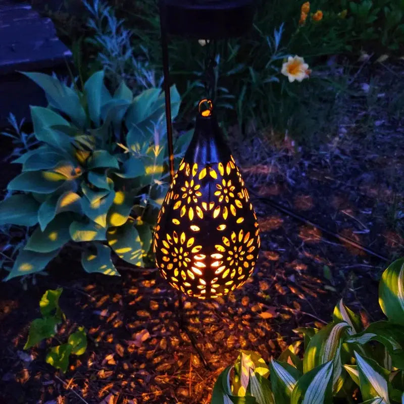 Solar Garden Light Dusk-to-Dawn Weather-Resistant