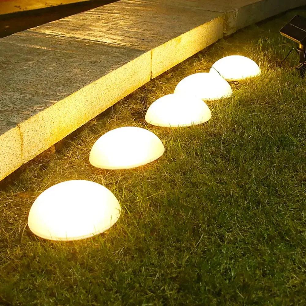 Solar Garden Light Half-Dome Weatherproof IP44