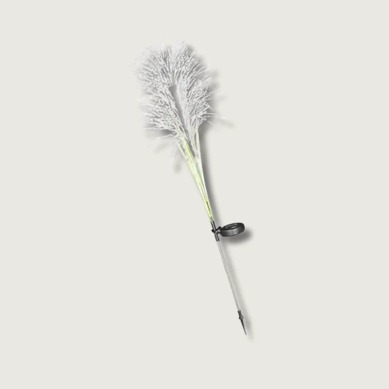 Solar Garden Light Reed-Inspired Solar-Powered Weatherproof