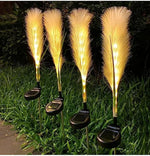 Solar Garden Light Reed-Inspired Solar-Powered Weatherproof