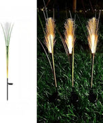 Solar Garden Light Reed-Inspired Solar-Powered Weatherproof