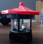 Solar Garden Light Rotating Beacon Automatic Dusk Sensor