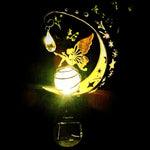 Solar Garden Light Solar-Powered Acrylic & Copper Weatherproof