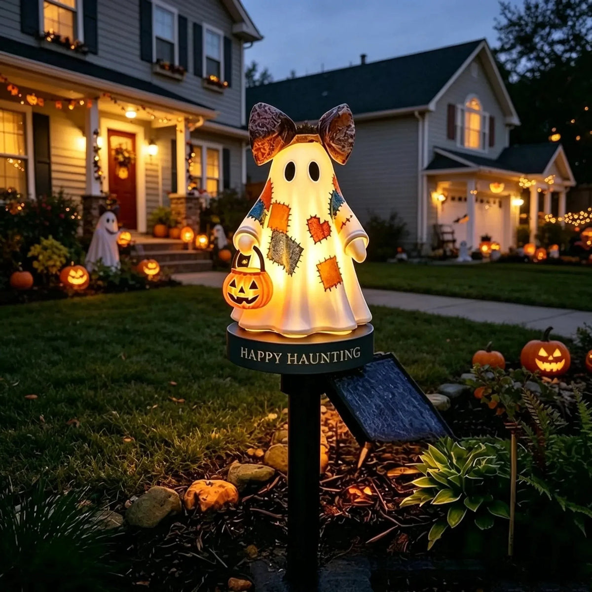 Solar Garden Light Solar-Powered Ghost Design Waterproof
