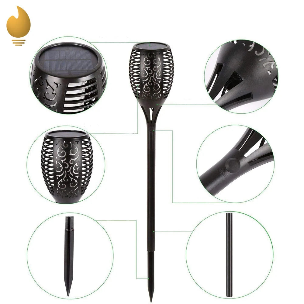 Solar Garden Light Warm LED & Day/Night Sensor
