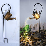 Solar Garden Light Watering Can 36 Warm LEDs