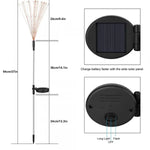 Solar Garden Lights Firework LED Multicolor IP65 Waterproof