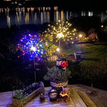 Solar Garden Lights Firework LED Multicolor IP65 Waterproof