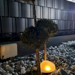 Solar Garden Lights Stone-Inspired Solar-Powered Automatic Dusk