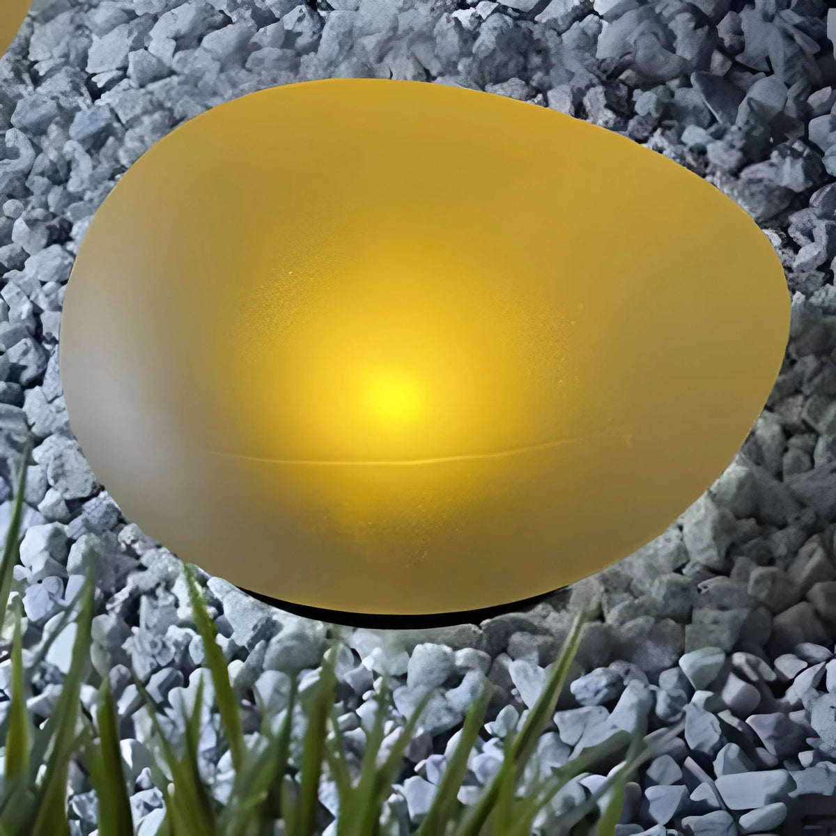 Solar Garden Lights Stone-Inspired Solar-Powered Automatic Dusk