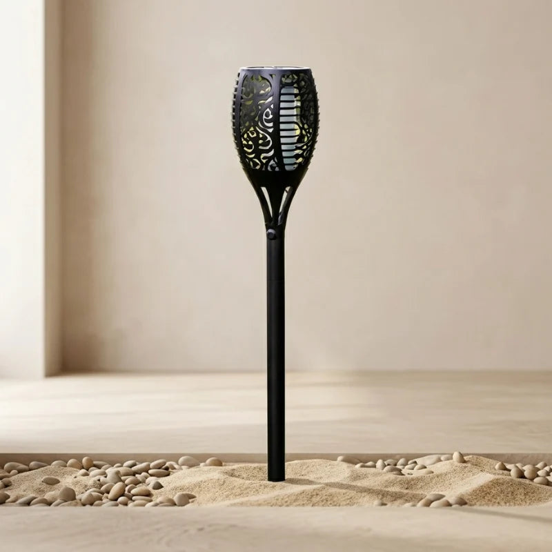 Solar Garden Torch Solar-Powered Flickering Flame Waterproof