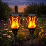 Solar Garden Torch Solar-Powered Flickering Flame Waterproof