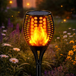 Solar Garden Torch Solar-Powered Flickering Flame Waterproof