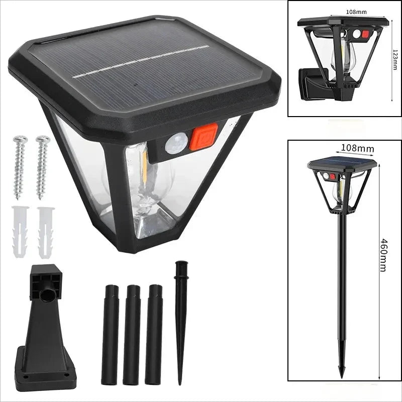 Solar Outdoor Light Motion Sensor COB LED IP65