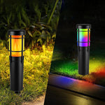 Solar Path Light Flickering Flame & RGB IP65 Weatherproof