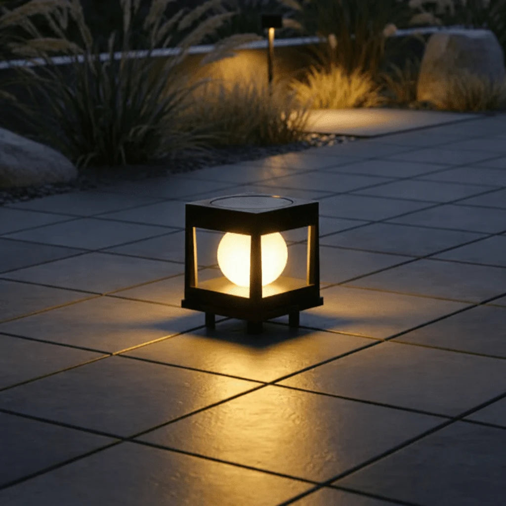Solar Pathway Light Solar-Powered Automatic Dusk Sensor IP65 Weatherproof