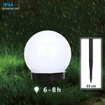 Solar Pathway Lights Spherical Waterproof Set of 3