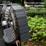 Solar Phone Charger Foldable Dual Device Charging