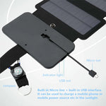 Solar Phone Charger Foldable Dual Device Charging