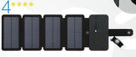 Solar Phone Charger Foldable Dual Device Charging