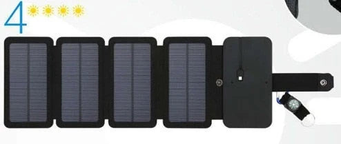 Solar Phone Charger Foldable Dual Device Charging