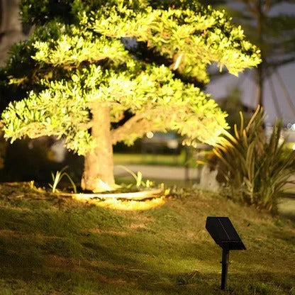 Solar Spotlight Adjustable Zoom RGB & Warm White