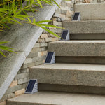Solar Step Lights Triangle LED Waterproof 10-Hour Runtime