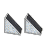 Solar Step Lights Triangle LED Waterproof 10-Hour Runtime