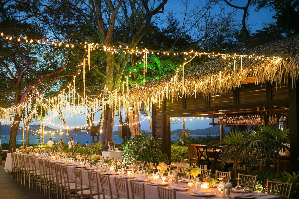Solar String Lights 104Ft Copper Wire 300 LEDs