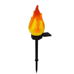 Solar Torch Light Flickering Flame Dusk-To-Dawn