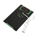 Solar USB Charger Panel 5W Portable Low-Light Performance