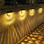 Solar Wall Light Dusk-To-Dawn Sensor IP65 Waterproof