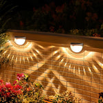 Solar Wall Light Dusk-To-Dawn Sensor IP65 Waterproof