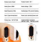 Space Heater Compact Portable Quiet Overheat Protection